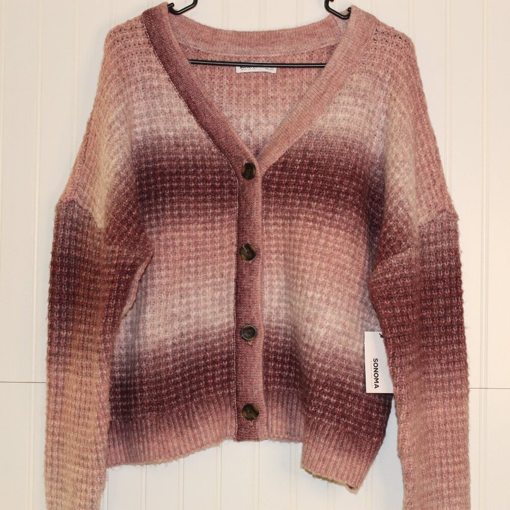 Pink Ombre Sonoma Supersoft Cardigan Size XL